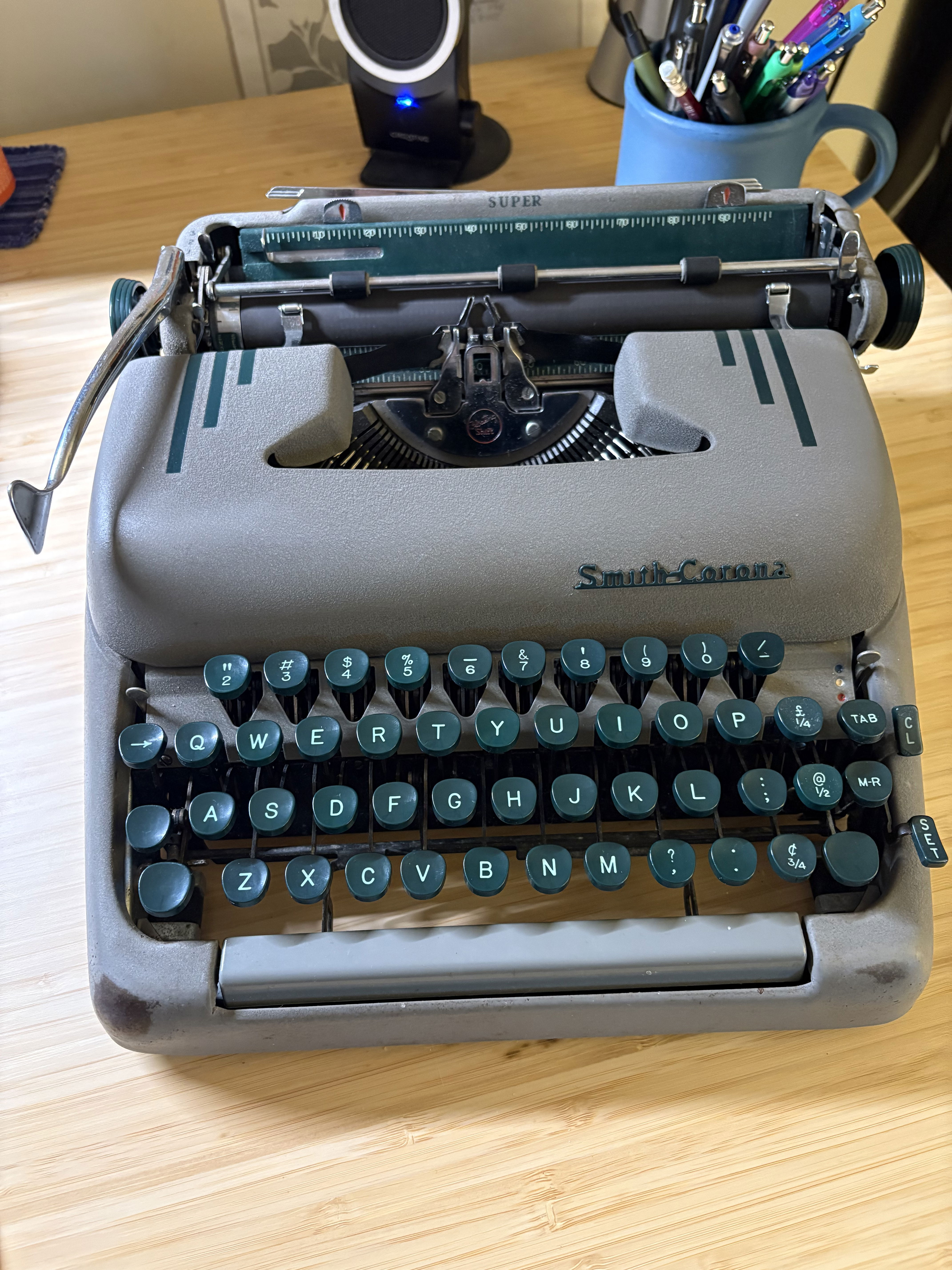 Typewriter on my desk