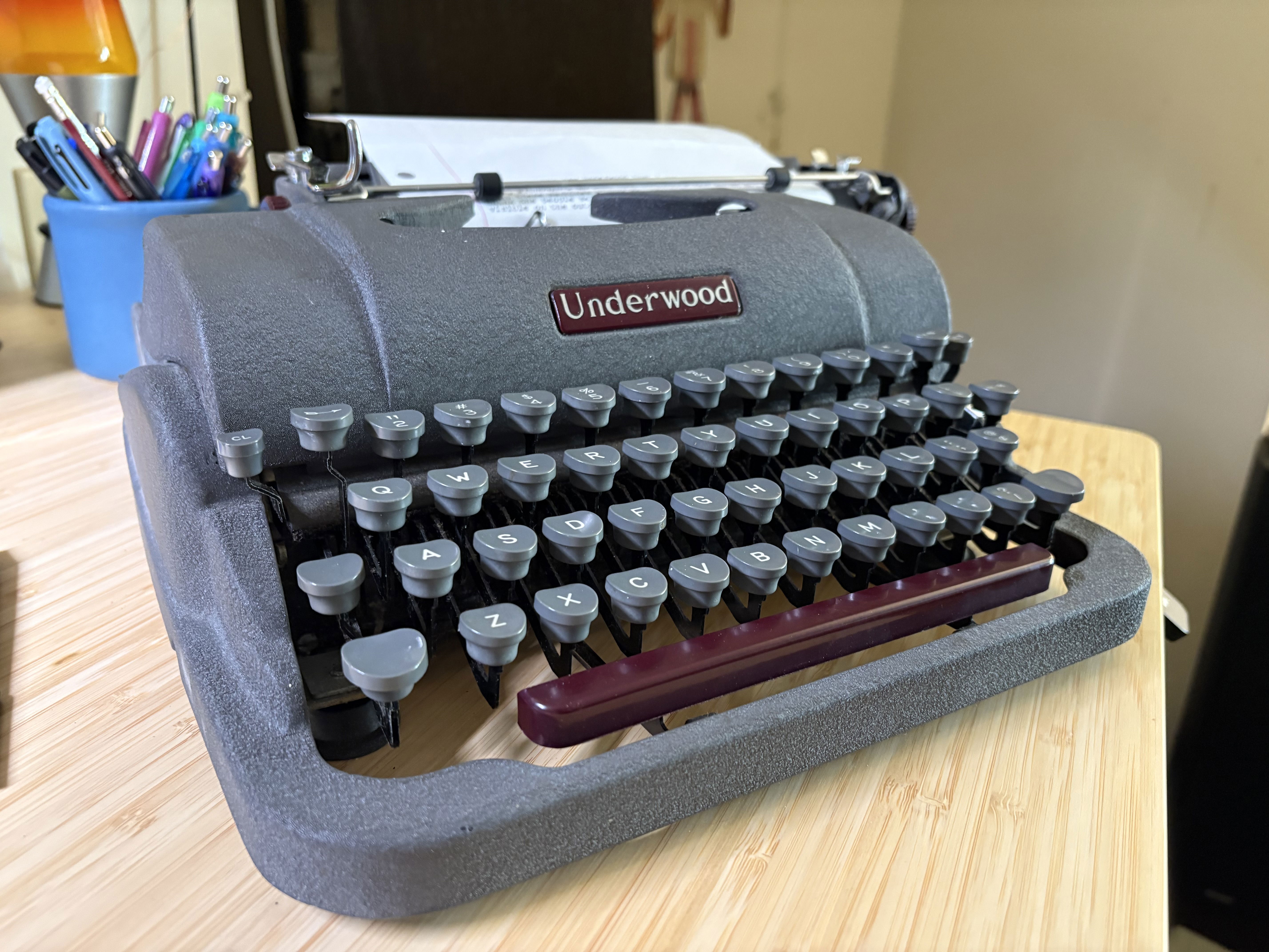 Underwood Champion typewriter