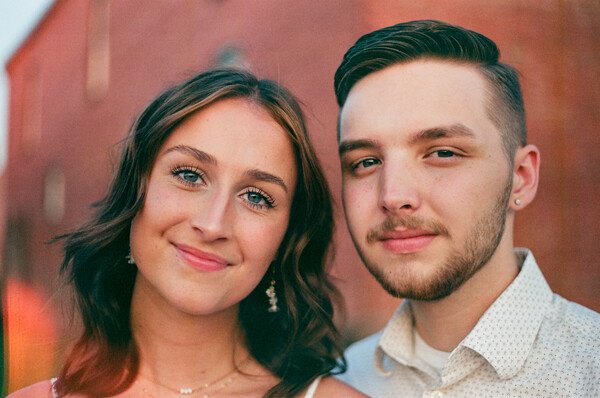 My boy and his wife moving to the big city. Thankfully, only 35 minutes away. (They asked me to do their engagement photos on film, it was nice.)
