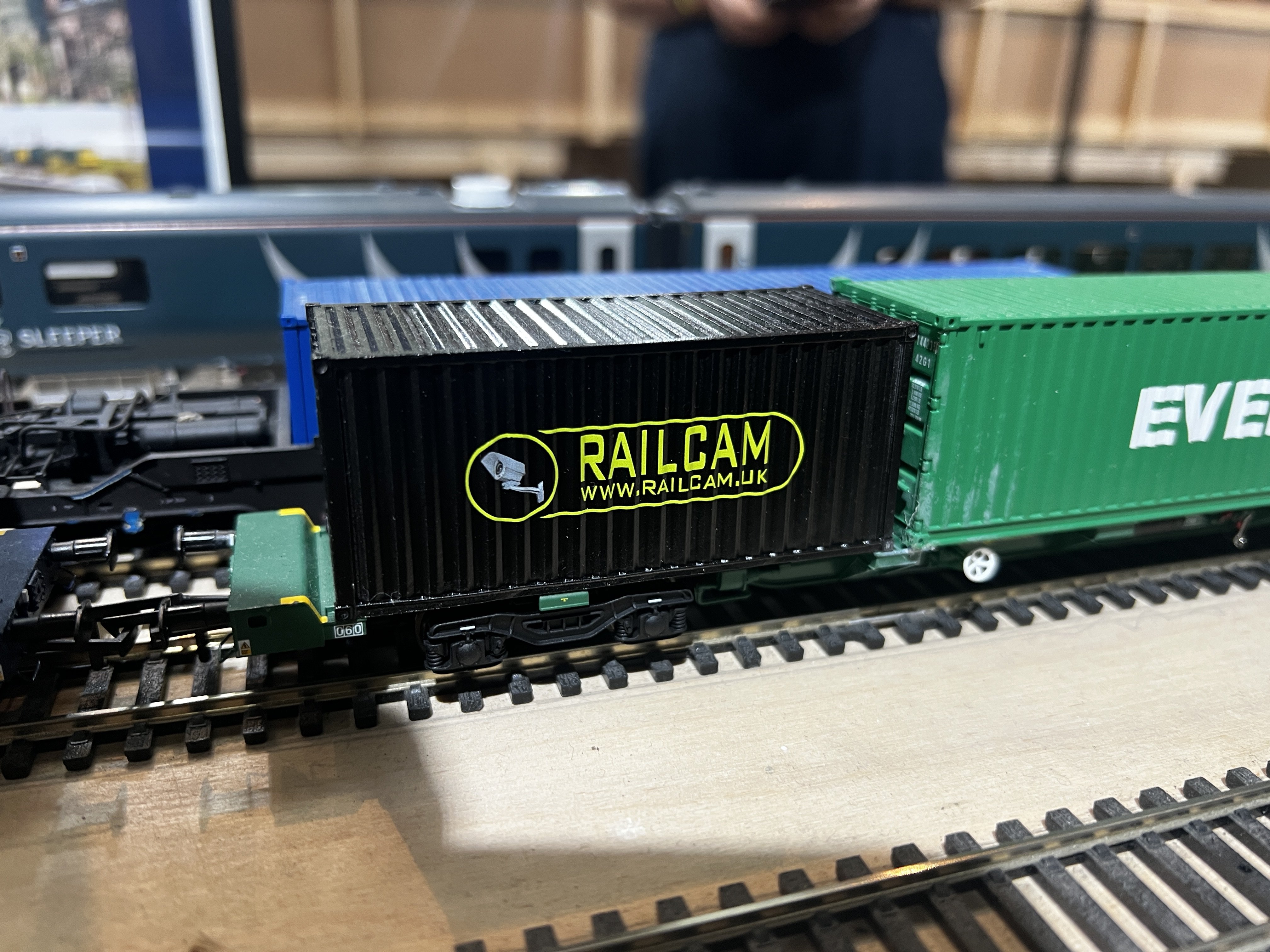 Railcam container rolling stock at Making Tracks 3