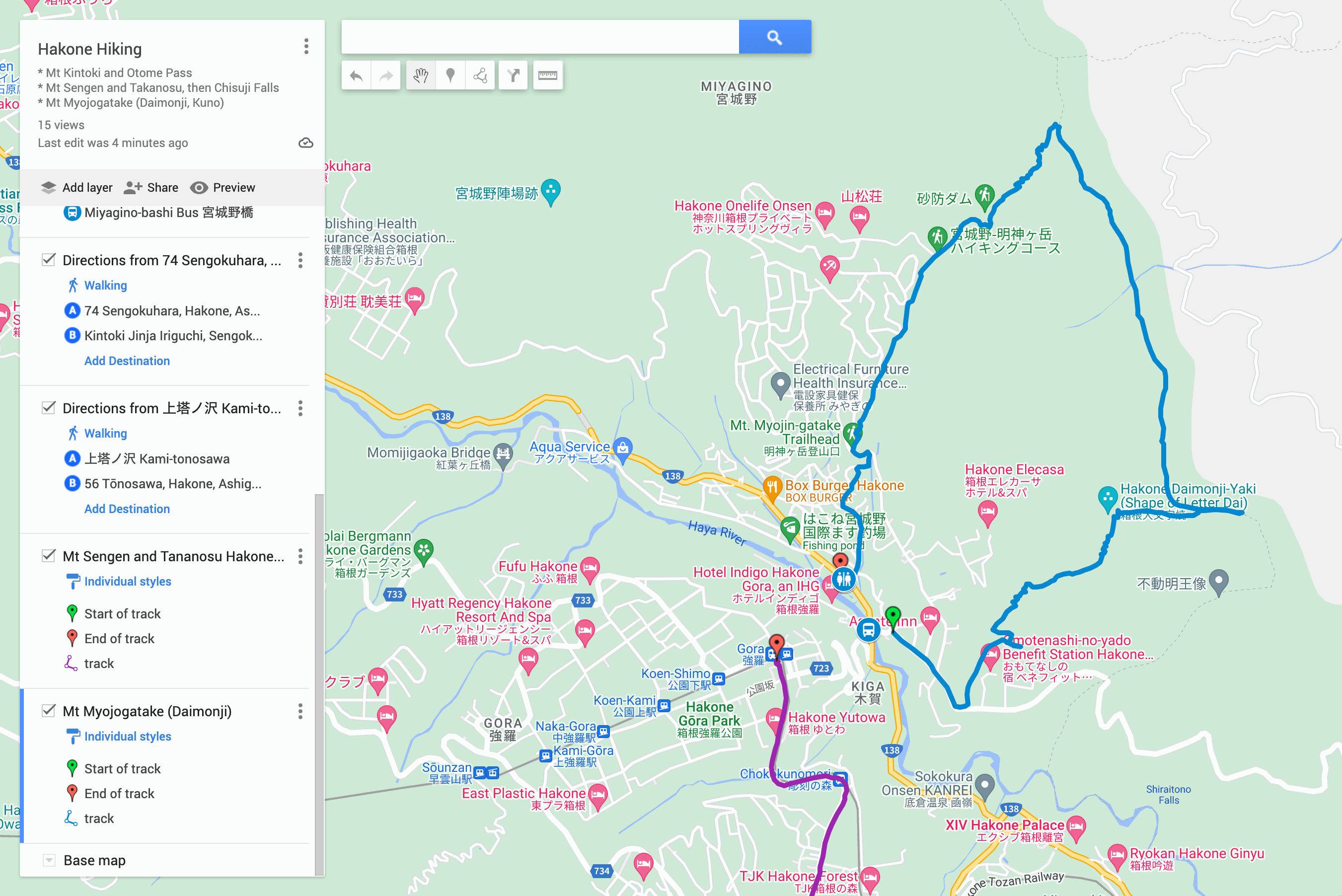 Mt Myojogatake - Hiking in Hakone