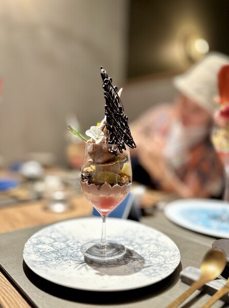 The opulent parfaits we had in Atami