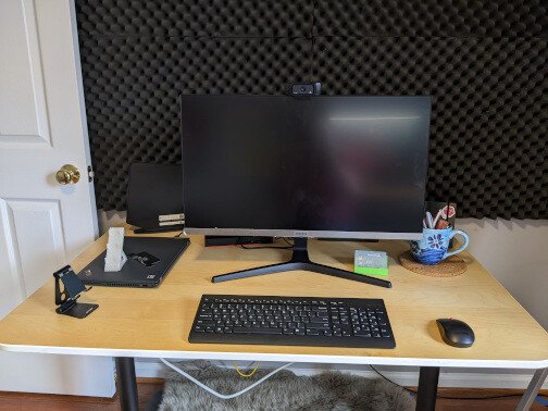 completed desk