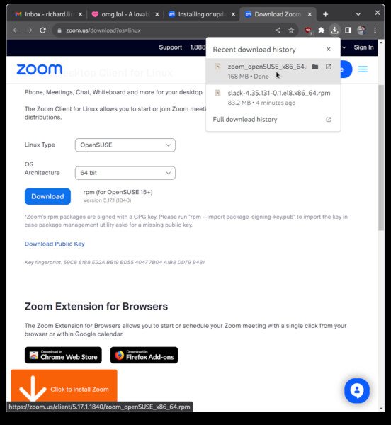zoom download page
