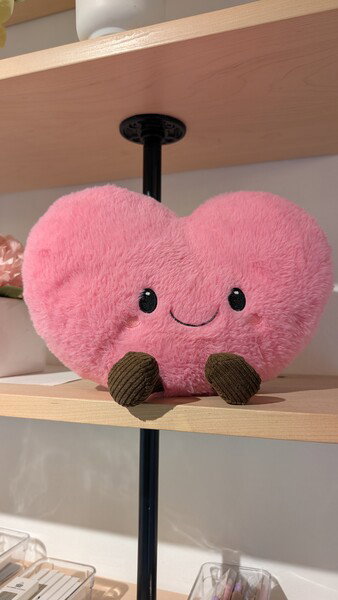 Heart on a shelf