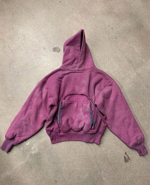Triple pocket hoodie