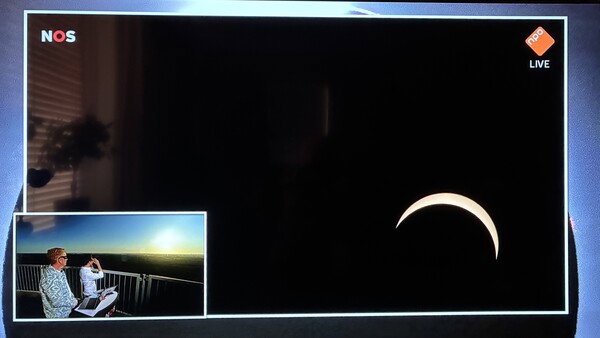 Solar eclipse in NL, 12/08/2026, 20:11.