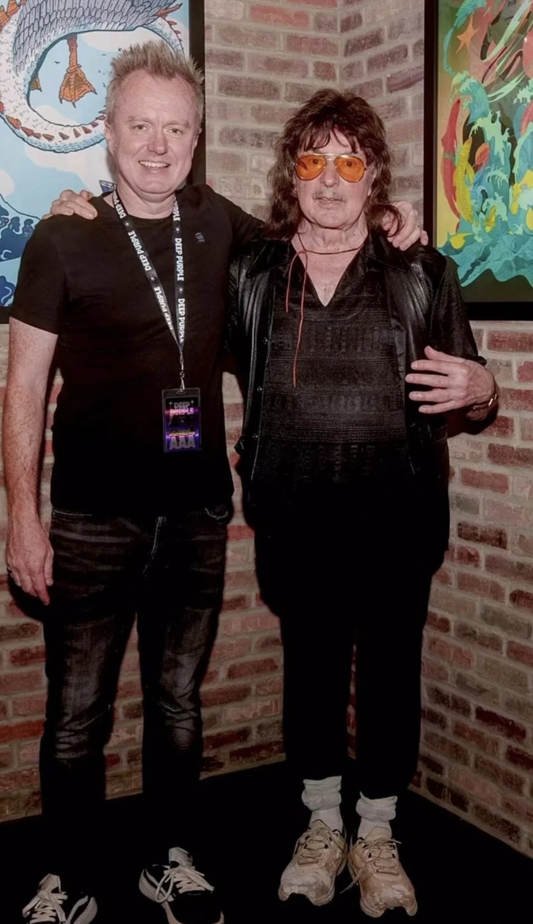 Simon McBride & Ritchie Blackmore. Simon McBride & Ritchie Blackmore.