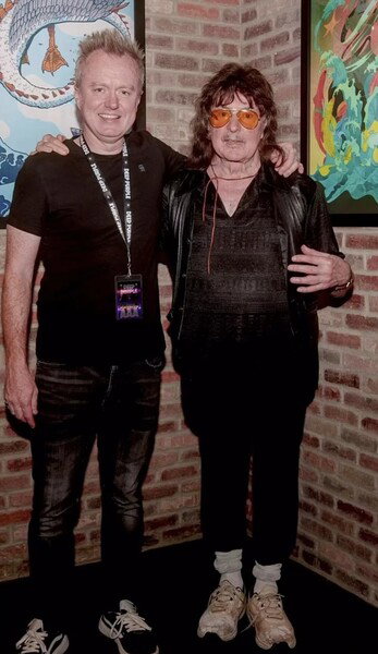 Simon McBride & Ritchie Blackmore. 