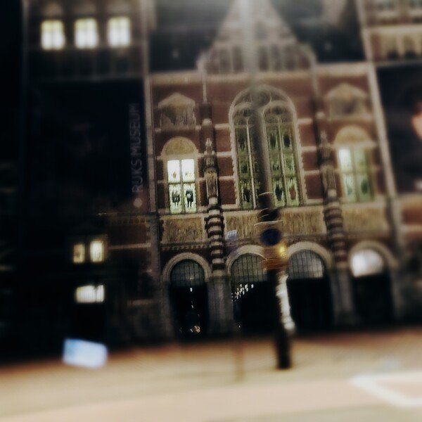 a crappy picture of the Rijksmuseum, Amsterdam 