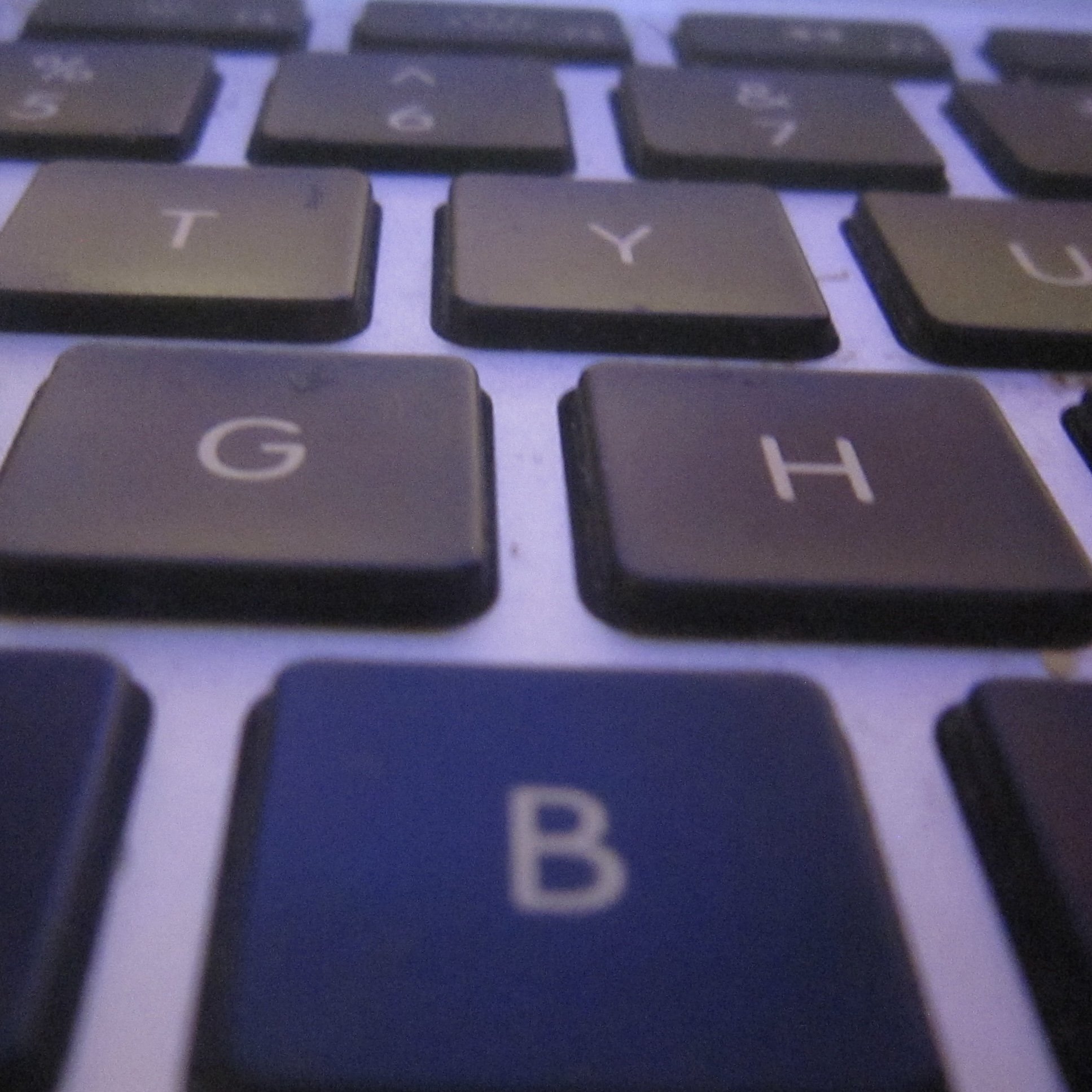 close up of my keyboard