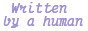 written by a human badge