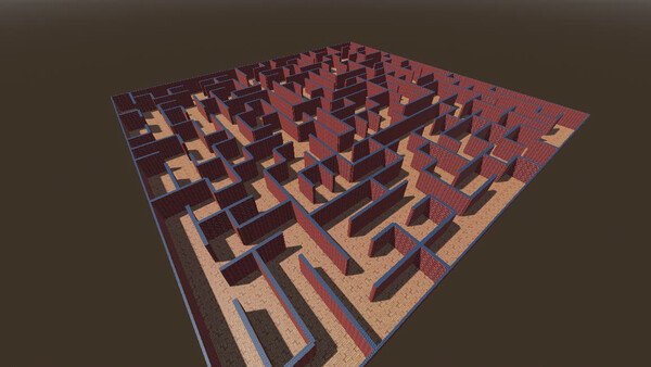 A sample maze from the Godot addon Timchi Maze Node