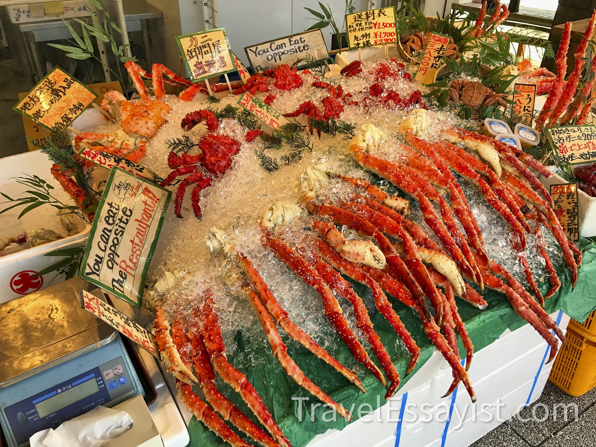 Food market in Sapporo, Kapan