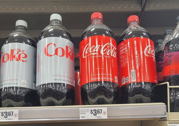 3L coke bottles
