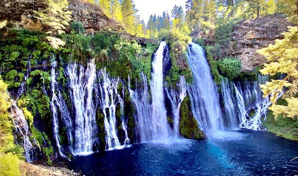 Burney Falls in California. 