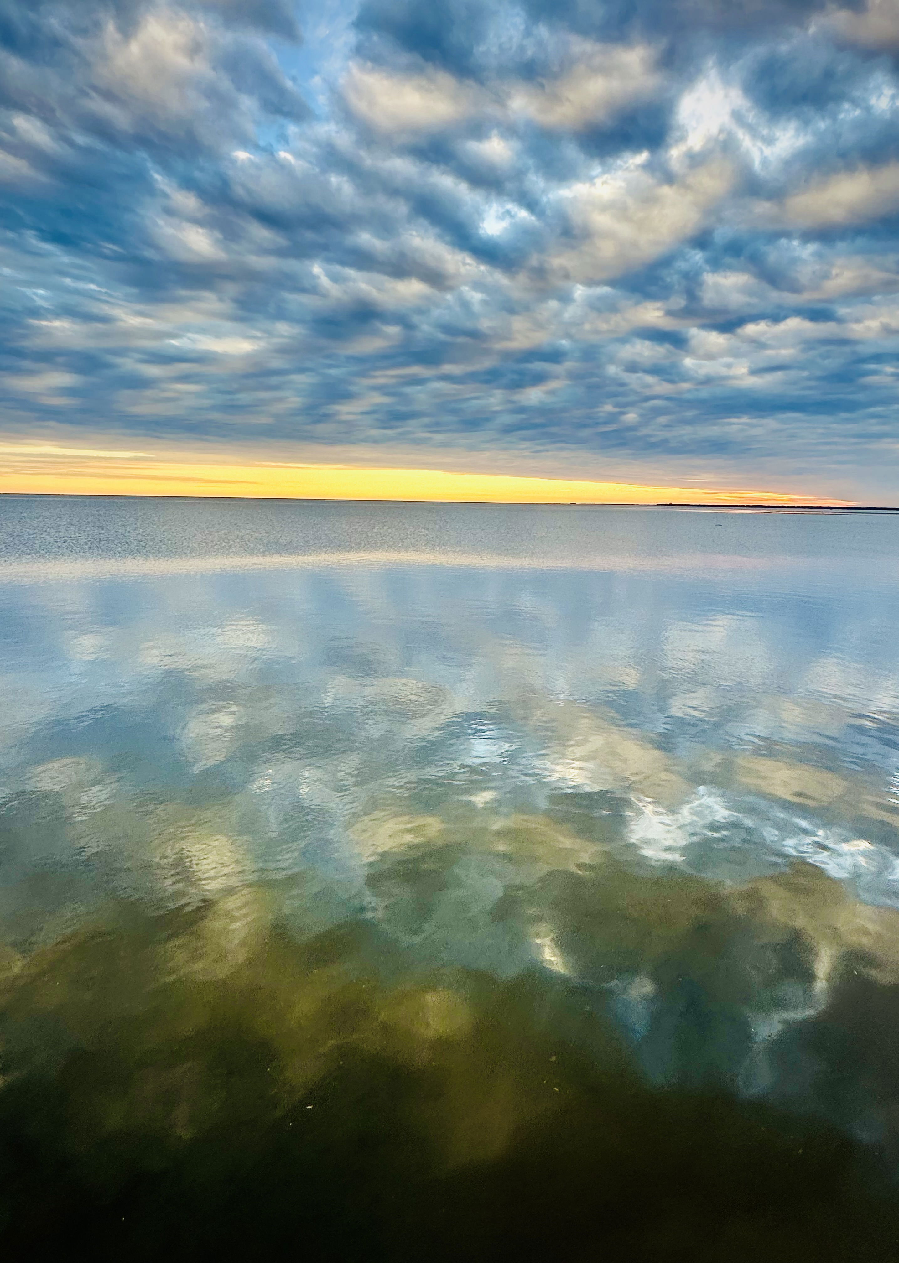 Last light time at Mobile Bay