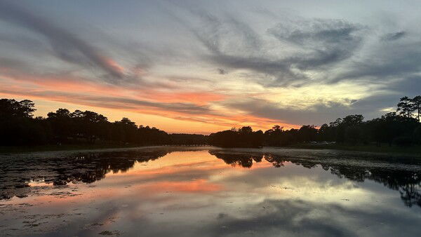 Sunset over Mobile, AL
