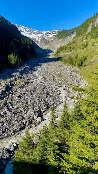 Nisqually River in Mt. Rainier National Park

#river #mountain #forest #rocks #valley #snow #nature #naturephotography #view 

Nisqually Source © 2025 by Eric von Foerster is licensed under CC BY-SA 4.0
