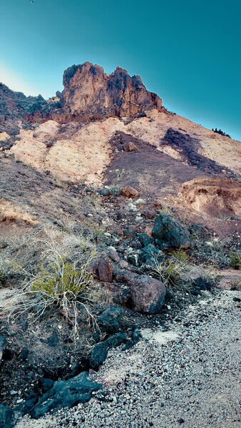 The shapes and the colors