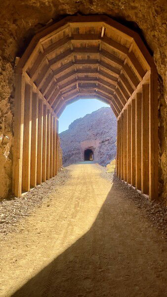 Railroad Trail just after sunrise