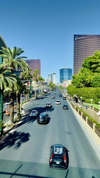 Looking up the Strip 