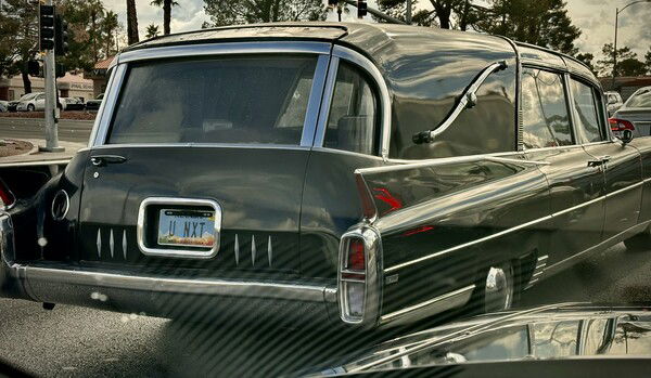 Hearse License Plate: U NXT