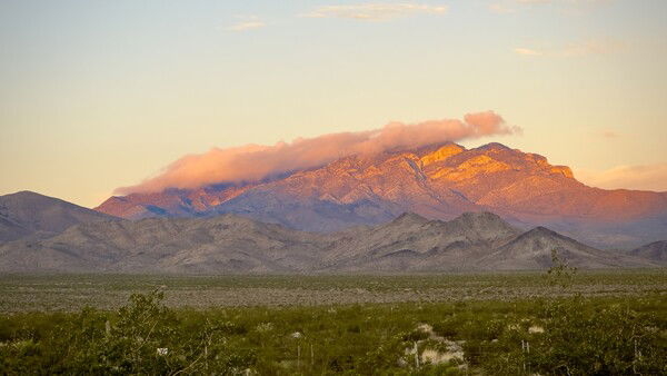 Cloud hat in California