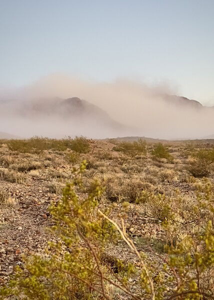 The clouds were hungry for mountains
