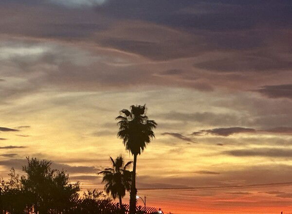 Sunrise this morning