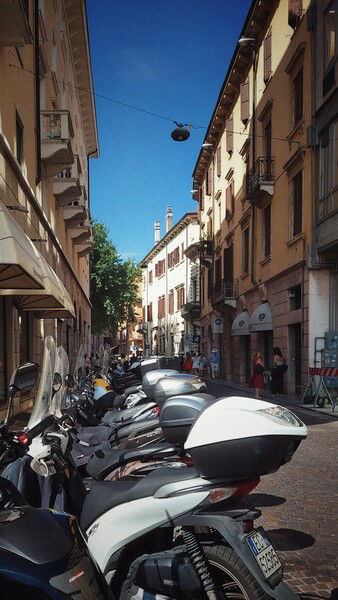 In motion. Sometimes. 