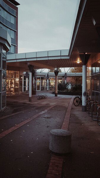 The world behind. Empty places.