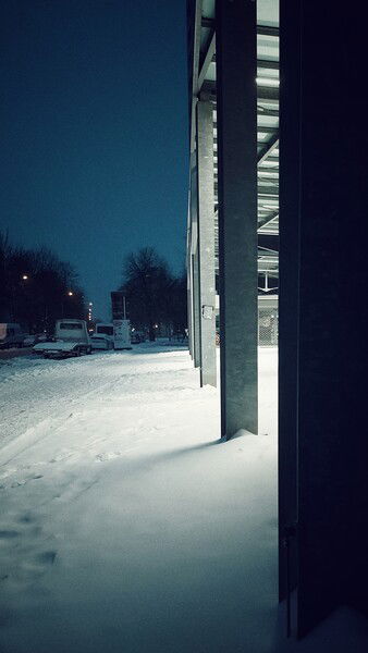 The snow and the light.